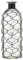 47th & Main Deko-Vase, Glas, 20,3 cm hoch, Draht