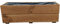 KENA D-27 Macetero de madera para jardín, jardinera para terraza, ya montada (roble, 60 cm)