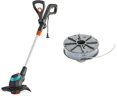 GARDENA Elektro-Trimmer EasyCut 450/25: Rasentrimmer mit verstellbarem Griff, 250 mm Schnittkreis & Ersatzfadenspule: Austauschbare Fadenspule für Gardena Turbotrimmer