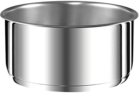 Tefal Ingenio Preference Casserole 22 cm, Empilable, Acier inoxydable, Induction, Polyvalence, Gain de place L8981604