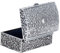 SUNNYCLUE Rechteckige Vintage Schmuckkästchen Schmuckkästchen Geschenk Aufbewahrungsbox Klassisch Klein Geistig Mit Blume Europäischer Retro Stil Schatztruhe Organizer Für Frauen Erwachsene Silber