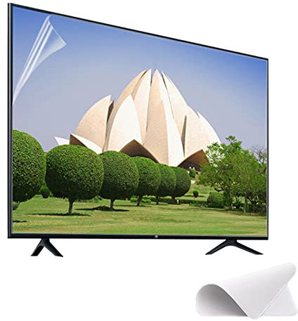 LCD-Displayschutz Anti-Glare/Anti-Scratch/Anti-Blaulicht-TV-Bildschirmfolie/Antireflexionsrate bis zu 90%/Anti-Myopie-Monitorfilter, für gekrümmte Bildschirme/A / 82inch 1831x1049mm