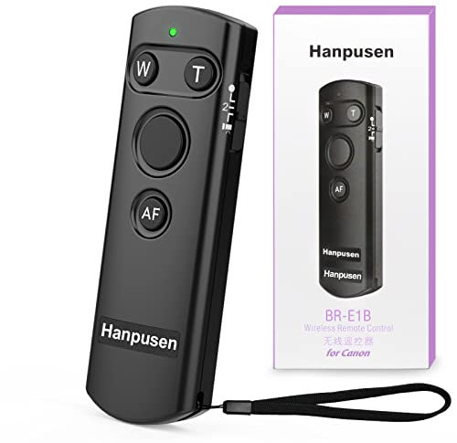 Kamera Fernauslöser Wireless Auslöser Fernbedienung Kompatibel mit Canon EOS R, RP, R10, EOS R3, R5, M50, M6 Mark II, R3, R5, R6, 90D, 6D Mark II, 77D, Rebel SL3, SL2, T8i, T7i, G7X Mark III, SX70HS
