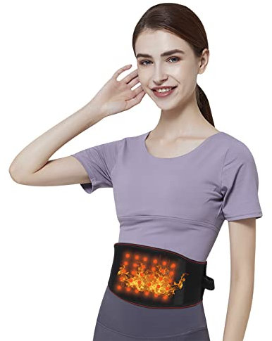 Frauen Menstruations Heizkissen, Tragbares Menstrual Heating Pad, Damen Menstruations Wärmegürtel Heizgürtel für Rückenkrämpf und Period, Mädchen Bauchheizkissen, 3 Temperaturstufen