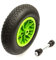 16 Inch 4.80/4.00-8 Wheel & Pneumatic Tyre & Axle Lime Green 4 Ply Wheelbarrow Barrow 4.80-8 4.00-8 Tire