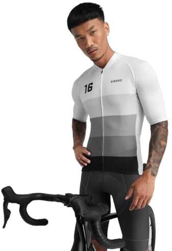 SIROKO - Radtrikot M2 Roscoff - XXL - Grau/Schwarz