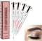 4 in 1 Langlebig Drehend Brauenstifts, Taozoey Augenbrauenkontur Stift, Augenbrauenstift Wasserfest, Vierfarbiger Rotierender Augenbrauenstift, Eyebrow Contour Pen mit Textmarker