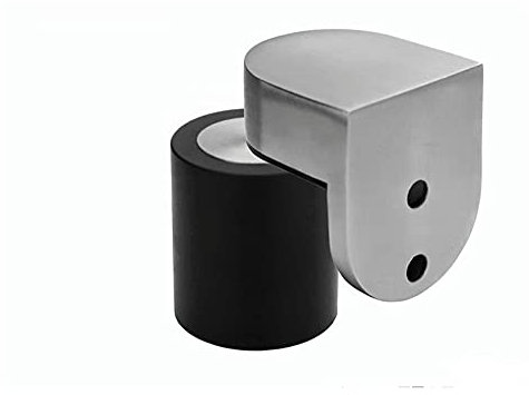 LSSEDA Floor Door Stoppers, Door Stop Magnetic Door Catch,Deluxe SUS304 Stainless Steel Casting Heavy Duty Floor Mounted Pop Up Magnetic Magnet Door Stopper Door Stop Doorstop Exquisite