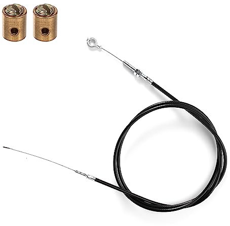 Throttle Cable for Go Kart, 71 Inch Throttle Cable Casing with 2pcs Cable Ends Throttle Cable Repair Kit Compatible with Predator Go Kart 212cc Engine GX160 GX200 Go Cart Accelerator