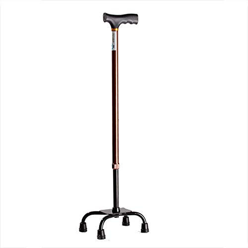 NEAFP Krücke für vierbeinige ältere Menschen, Aluminium-Gehhilfe, Gehstock HGCHH