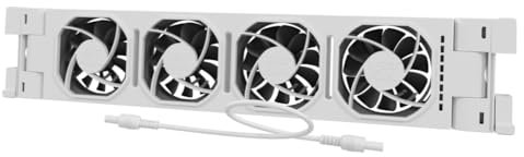 Heatfan 4 Heizkörper ventilator Erweiterungsset - spart bis 30% Heizkosten, einfache Montage universell und lange Lebensdauer, für Heatfan 4-1 Stück Weiß