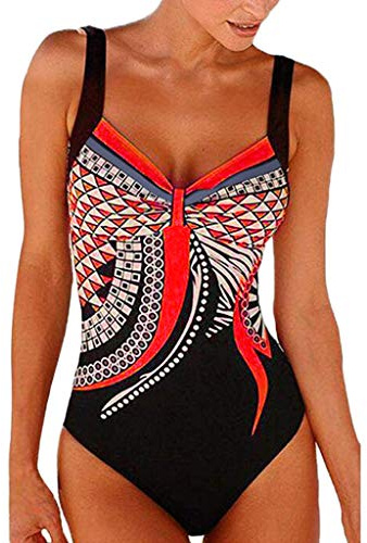 Badeanzug Damen, Swimsuits for Women Schwimmbadeanzug Damen Hasema Badeanzug Sport Shaping Badeanzüge Damen Push Up Bauchweg Bademode Sommer Mode Sexy Swimsuit Mit Gepolsterten (A03,M)