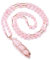CrystalTears Rose Quartz Crystal Point Stone Pendant Necklace for Women - Tree Life Wire Wrapped Gemstone Beaded Jewellry Gifts