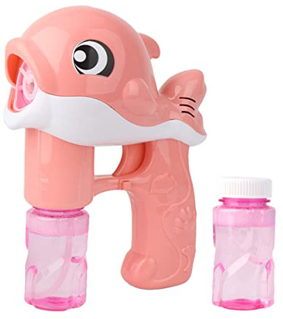 TOYANDONA 4 Sätze Blasenpistole süße Seifenblasenmaschine Blasenblasmaschine Spielzeug Tragbares Blasengebläse Delphin Bubble Maker für Kinder Musik Seifenblasenset Delfin