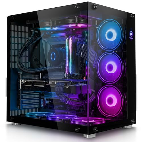 Megaport PC Gamer Fixe Intel Core i5-14600KF • Windows 11 • GeForce RTX4060 8Go • 16Go DDR4 • 1000Go M.2 SSD • Refroidissement Liquide • Unité Centrale Ordinateur de Bureau