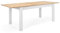 Furn.Design Esstisch in weiß und Eiche Artisan, ausziehbar 160-215 cm, Ausziehtisch, Esszimmer Küchentisch Landhausstil Vestland