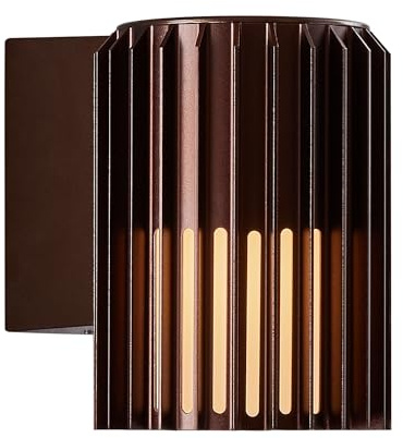 Nordlux Wandleuchte Aludra Seaside metallisch braun Alu IP54 E27