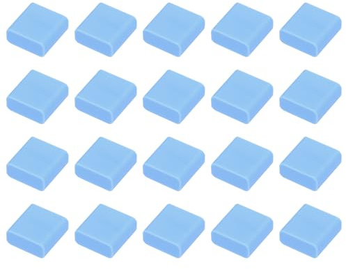 QUARKZMAN 20 Stück USB Staubschutzhüllen Silkon Schutzkappe USB Stecker Abdeckung Schutzhülle Kappe Staubdicht Abdeckkappen für USB Typ-A, Blau
