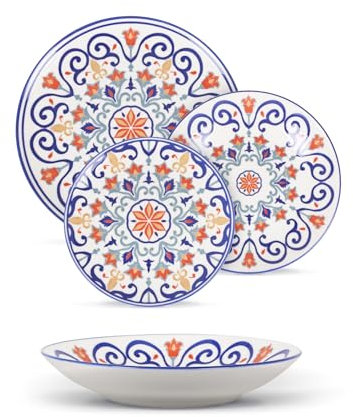 Santa Clara - Vajilla (12 piezas), diseño florentina