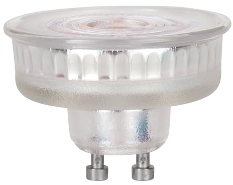 EGLO GU10 LED Leuchtmittel dimmbar, extra Flache Glühbirne für Einbauspots, 4 Watt, 400 Lumen, Reflektor Lampe neutralweiß, 4000 Kelvin, Einbauhöhe 3,5 cm, Ø 5 cm