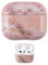 ZWWOGE Custodia per Airpods 3, Custodia marmorizzata, Custodia rigida in PC con protezione totale antiurto marmorizzata, per AirPods 3 rosa