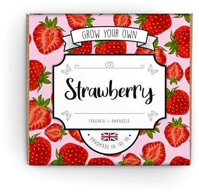 Grow Your Own Strawberry Kit - Complete Beginner Starter Kit | Easy Instructions | Made in UK | Perfect Gardening Gift for Any Occasion | Wimbledon Gift | Kids' Plant