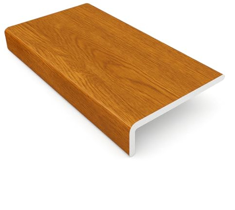 Windows4you Golden Oak uPVC Capping Board – 250mm x 3m x 9mm – Wide Fascia Cover Board – External Trim Cladding – Woodgrain Finish – 1/2/4 Pack Options (1 Pack)