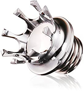 Tankdeckel,Motorrad Tankdeckel Belüfteter Kraftstofftank Rechtsgewindekappe Gaskappe Crown Style Fit Verwendung für Harley Sportster XL 883 1200 Touring Road King Dyna Softail FLHR(1)