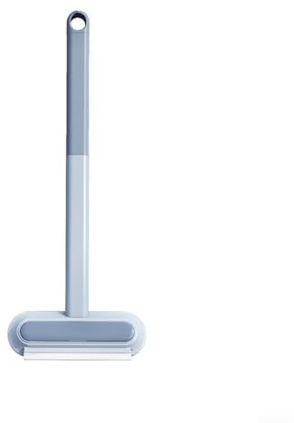 Feegow Râteau à tapis pour épilation d'animaux avec manche de 43 cm de long, grattoir à peluches pour canapé, tapis, poils d'animaux domestiques, balai réutilisable pour voiture, meubles, escaliers