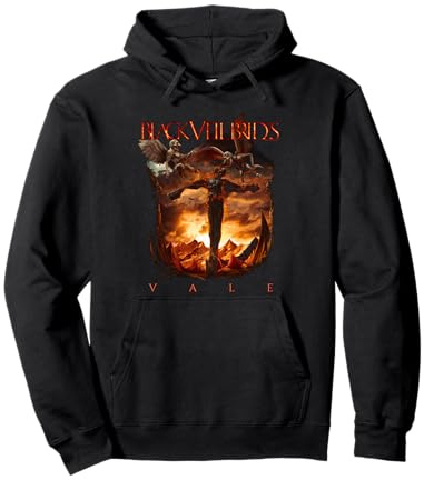 Offizielles Black Veil Brides Vale Band Retro Gothic Rock Pullover Hoodie