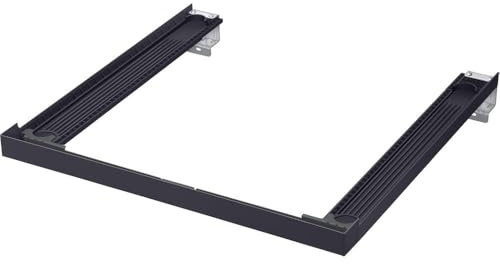 Samsung SKK-ZSD Zwischenbaurahmen, Sicherer Halt für Waschmaschine und Trockner als Waschturm, Platzsparendes Design als Waschsäule, Dark Steel