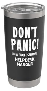 Helpdesk Krippe Doppelwandiger Edelstahl-Thermobecher