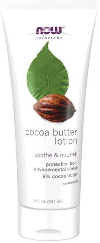 NOW Cocoa Butter Lotion, 237 g
