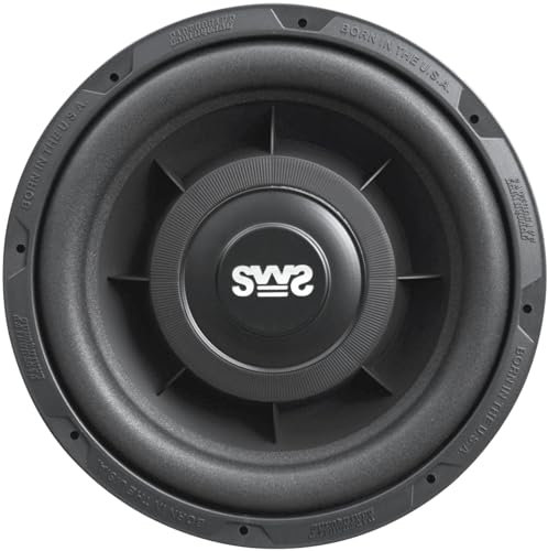 EARTHQUAKE Sound SWS-10 Caisson de Basses de Voiture Peu Profond 25,4 cm, 4 ohms (Simple)