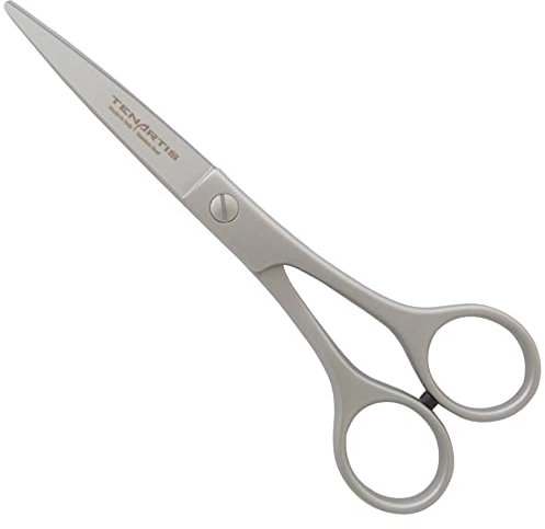 Forbici Professionali da Parrucchiere in Acciaio Inox con Custodia in PVC - Made in Italy (14 cm)