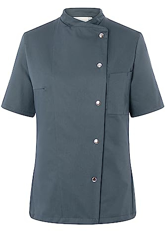 Karlowsky Damenkochjacke Greta Kurzarm Druckknöpfe 65% Polyester, 35% Baumwolle