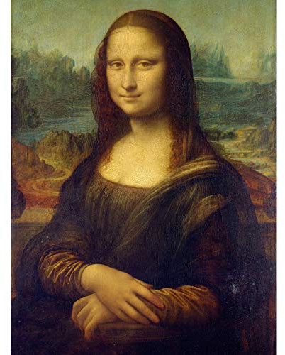 Fine Art Prints Da Vinci Mona Lisa Kunstdruck auf Leinwand, groß