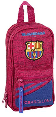FCB FCBARCELONE FC Barcelone Corporative Officielle Trousse de Toilette avec 4 étuis 20 x 50 x 230 mm, 411925-747, 411925-747