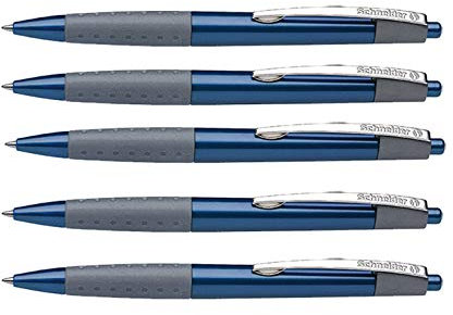 Schneider Loox Druck-Kugelschreiber (5x blau)