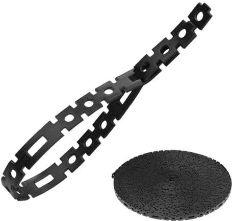 Klein Tools 450-700 Stretch Cable Tie Roll, Cable Management for Cord and Wire with Dispenser Box, Nylon Strap, Mountable, 75-Foot