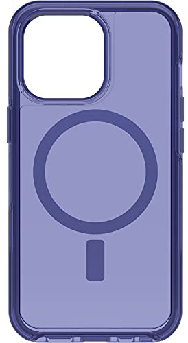 OtterBox Cover per iPhone 13 PRO Symmetry+ Clear con MagSafe, Resistente a Shock e Cadute Fino a 2 Metri;Sottile, Testata 3X Norme Mil-Std 810G, Protezione antimicrobica, Blu