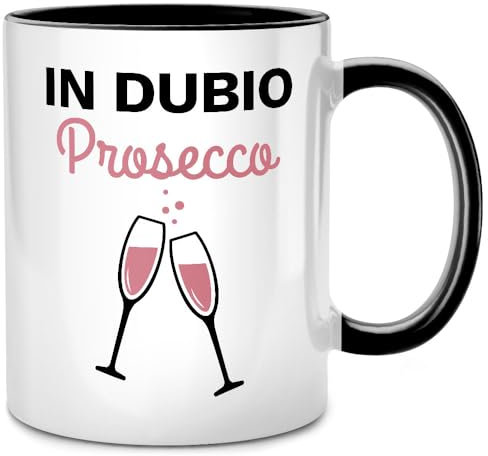 Seness In Dubio Prosecco Anwältin Tasse, Anwalt Geschenk, Jurist Jura Studium, lustige Jurastudenten, Abschied Kollegin, Abschiedsgeschenk Kollegen Jobwechsel, Lieblingskollegin, beste Freundin BFF