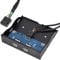 USB HUB Front Panel with 2 USB2.0, 3.5 Inch USB2.0 2 Port 9-pin Tinned Copper Wire Floppy Drive Front Panel, DIY Computer Expansion Board with 2 USB Port, Replacement PC Parts for Desktop