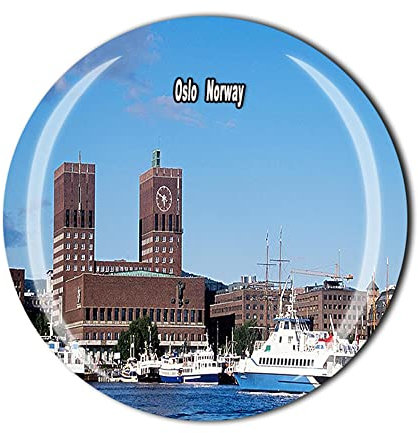 Oslo Norwegen Kühlschrankmagnet Kristall Touristen Souvenir Geschenkkollektion Kühlschrank Magnet Aufkleber