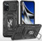 2NSPDRGNI Coque Compatible avec Xiaomi Redmi 10,Protection de la Caméra en PC Dur Anti-Chut Renforcée Case Armor Antichoc Bumper Housse Etui,Noir