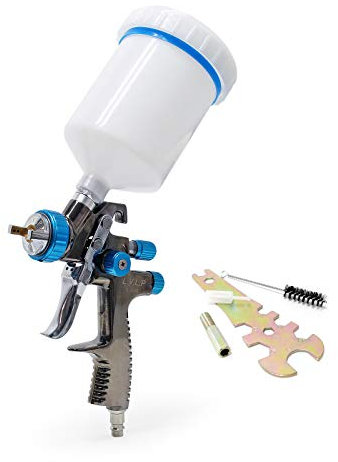 XPOtool Paint Spray Gun LVLP 500ml 1.4mm Nozzle Plastic Cup 1,5bar Spray Gun 160l/min