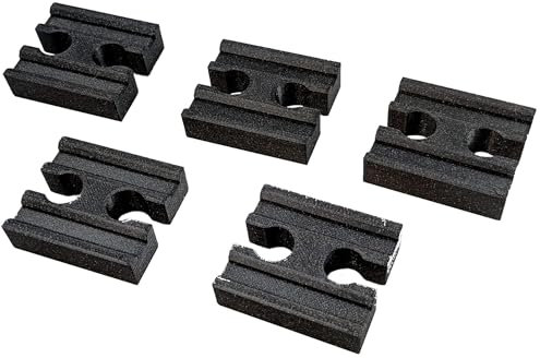 ULROAD Holzschienen Kupplung Adapter Verbinder passend kompatibel für Thomas - Brio - IKEA Holzschienen Schienen (5 Stück)