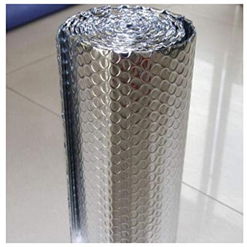 Isolierfolie Selbstklebend Hitze isoliert Garage Isolierfolie Dämmung Isolierung Dachboden Vorzelthimmel Isoliertapete Wand Isolierung Thermo und Schaum Isolierung für Campers Wohnmobile D(Size:1x15m)