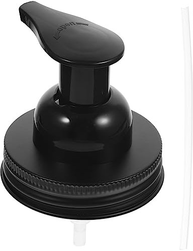 Syrup Pumps Coffee Syrup Pump Dispenser Jar Lid Pump Head Syrup Pump Lotion Dispenser Pump Head Wide Mouth Pump Stainless Steel Soap