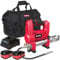 Excel 18V Cordless Grease Gun with 2 x 5.0Ah Batteries Charger & Bag - Powerful and Efficient Lubrication Solution, Variable Speed Trigger, 18V Grease Gun, Hand held Grease gun